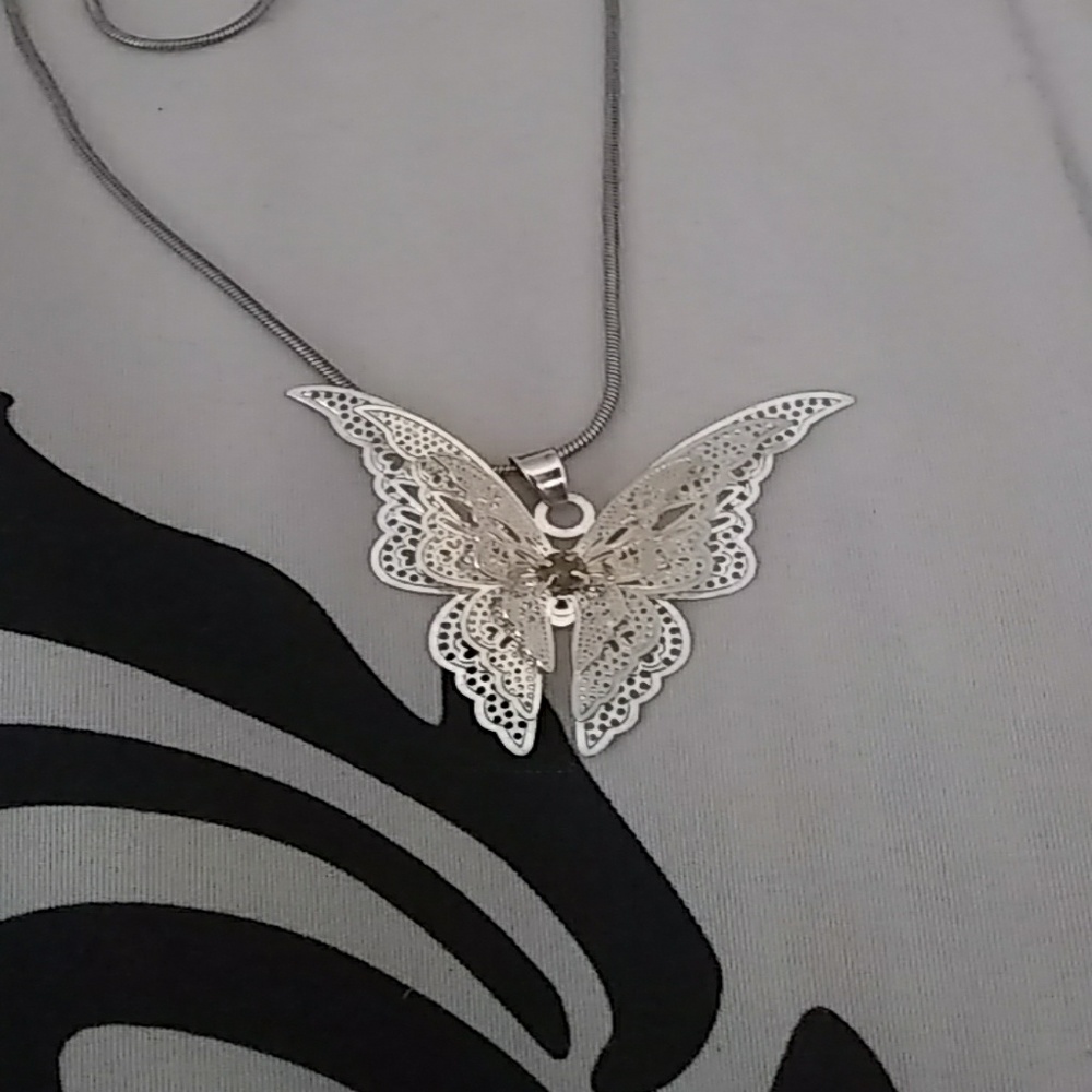 925 Butterfly Necklace